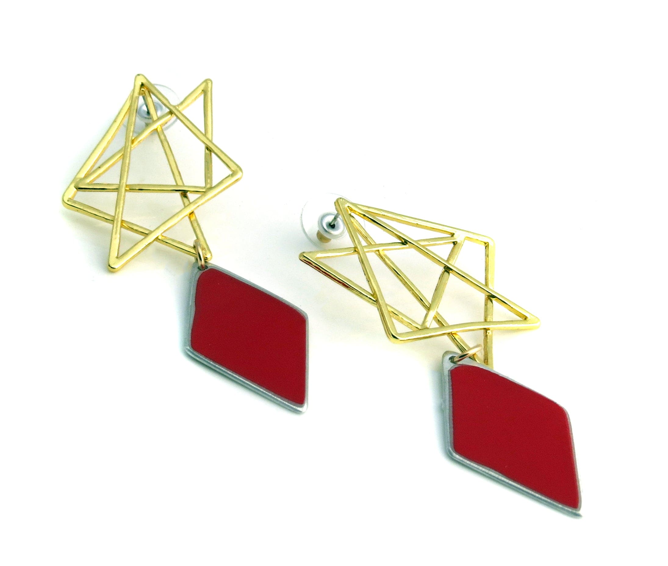 360 Challenge Abstract Diamond Earrings