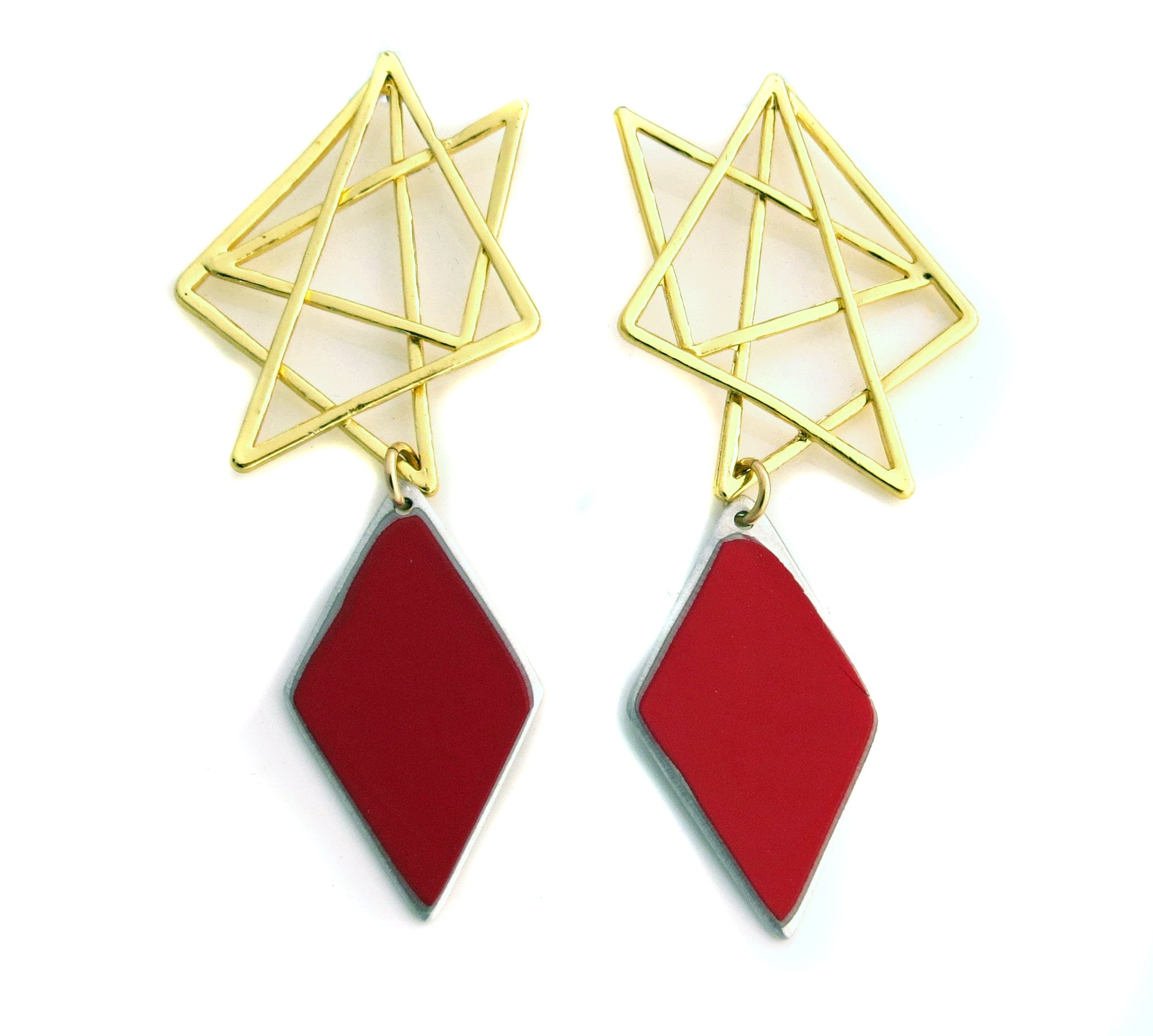 360 Challenge Abstract Diamond Earrings