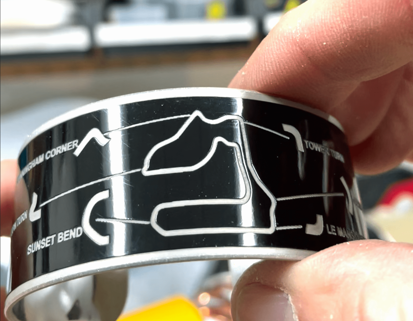 Sebring Race Track Cuff