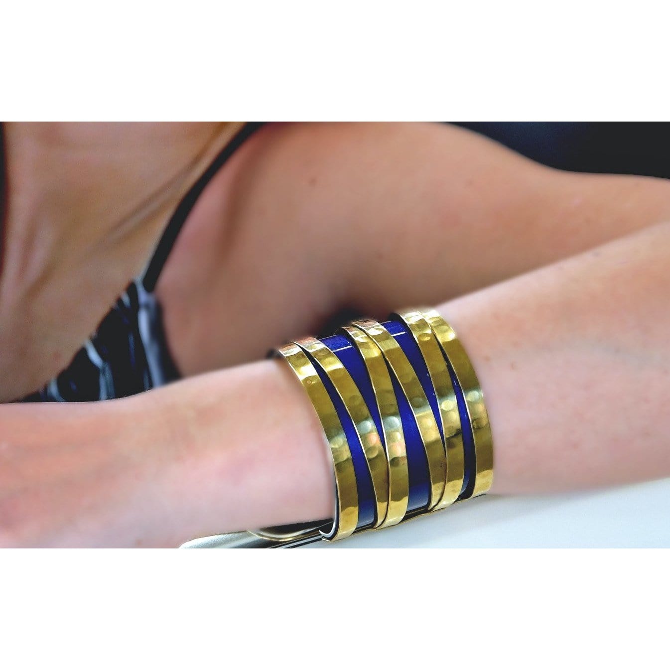 Cuff - BMW Blue And Gold Cuff