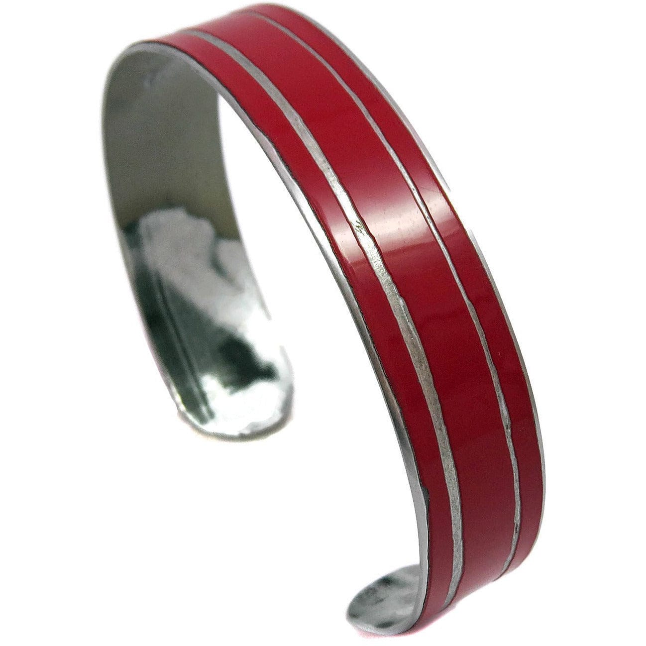 Striped Mercedes SLK Cuff - CRASH Jewelry