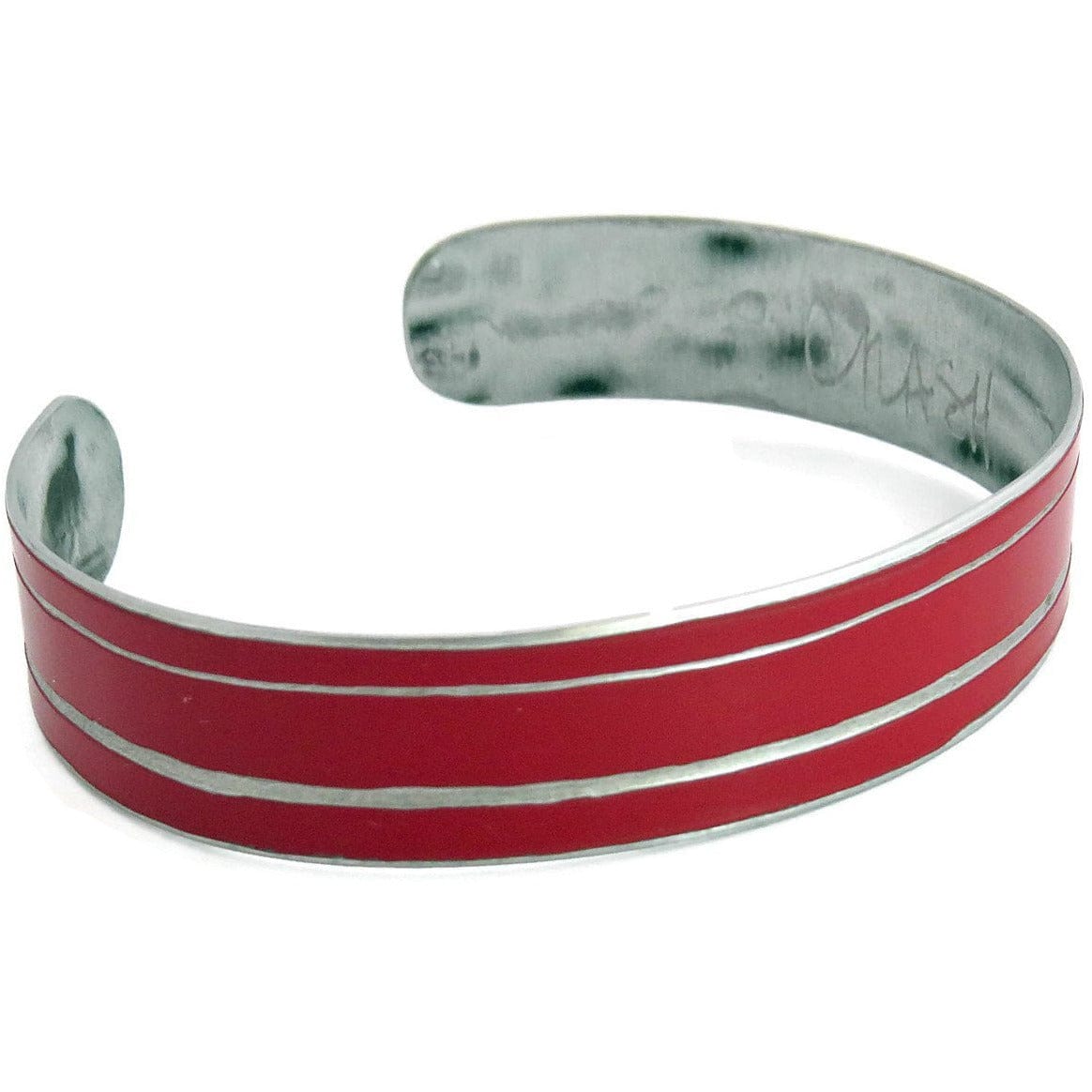 Striped Mercedes SLK Cuff - CRASH Jewelry