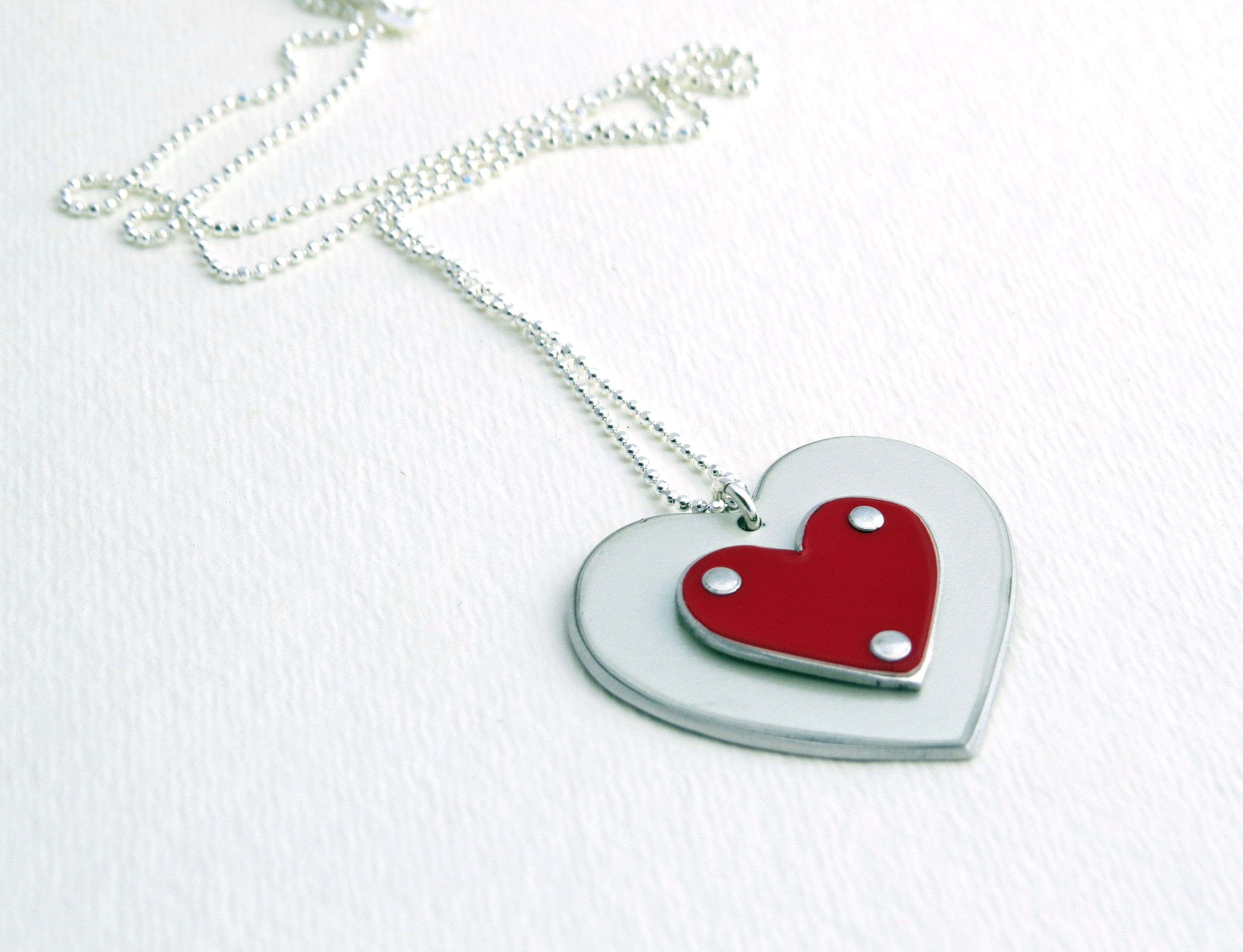 Double Heart Necklace