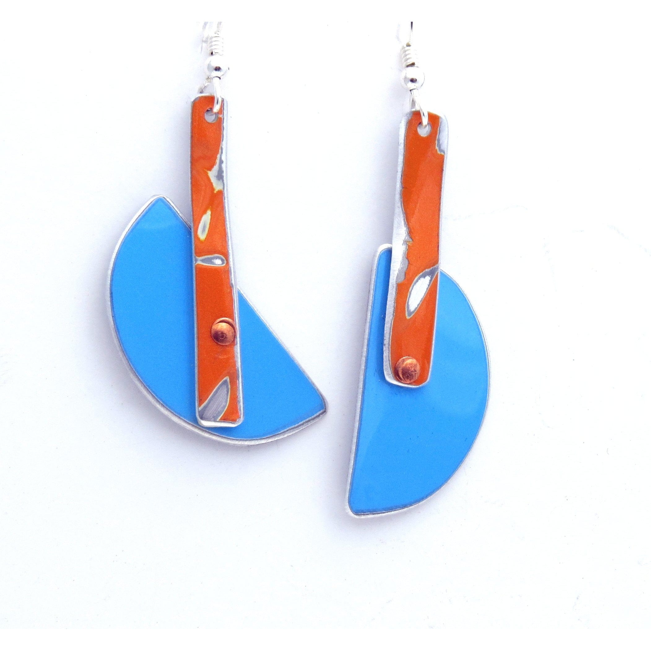 Lamborghini Gulf Livery Earrings