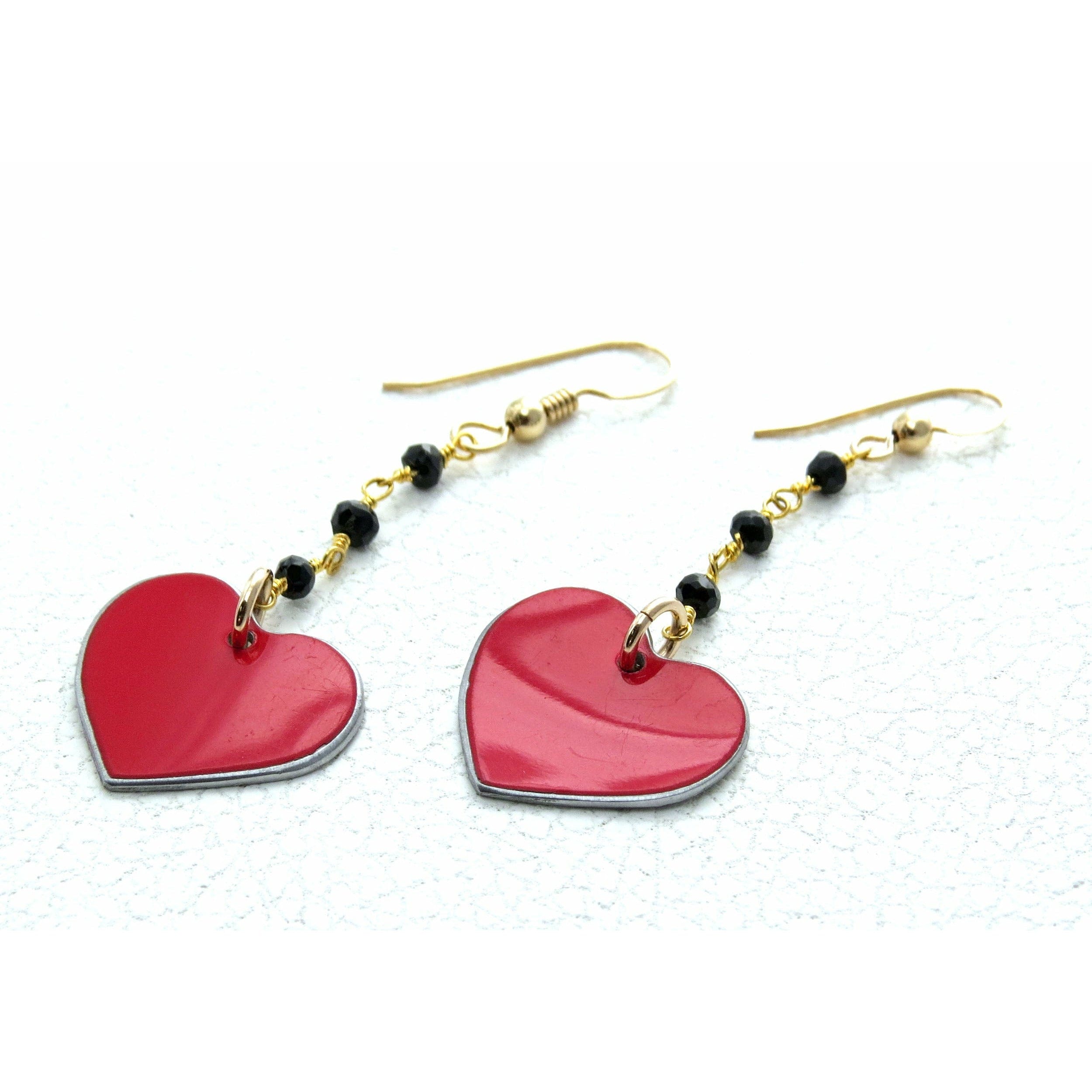 Porsche Little Heart Earrings