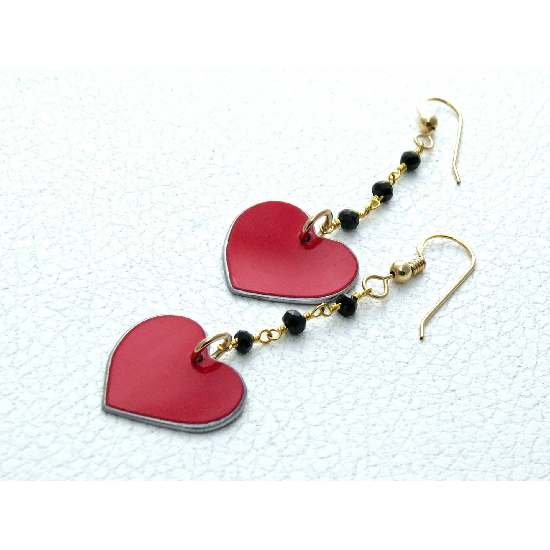 Porsche Little Heart Earrings